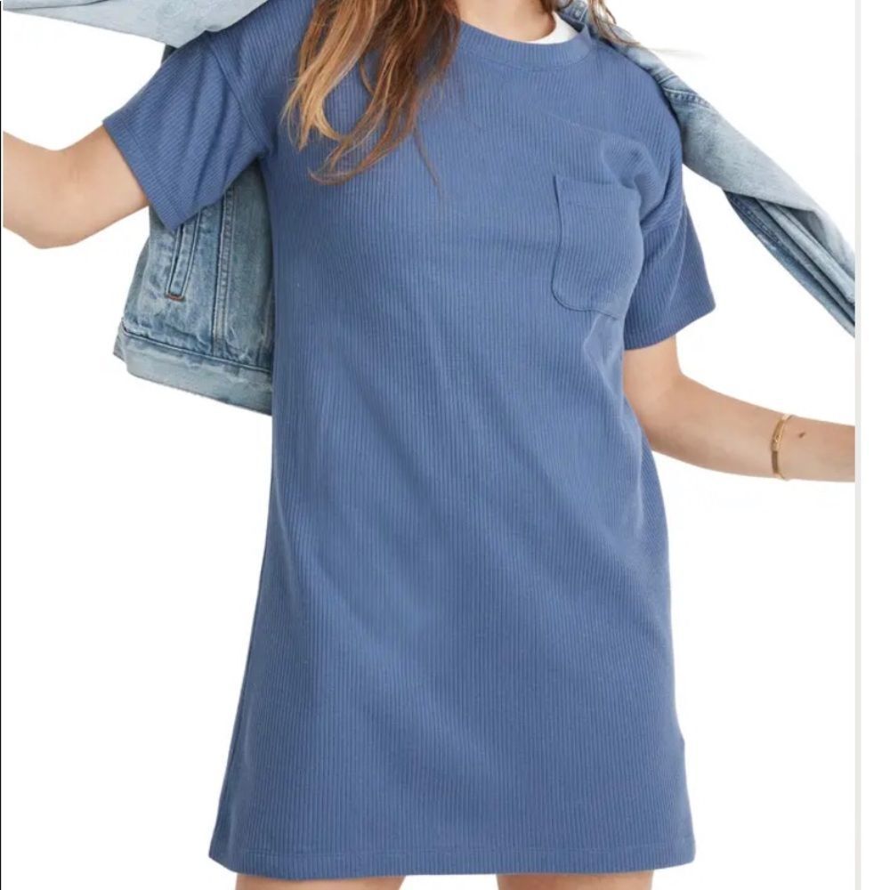 Madewell Tiana Ribbed Mini Dress